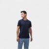 Camiseta Básica Negra Americanino para Hombre 100% Algodón