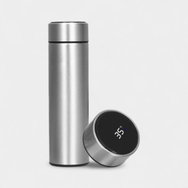 GEN-TERSMART01 Termo Inteligente de Acero Inoxidable con Pantalla LED 500ml