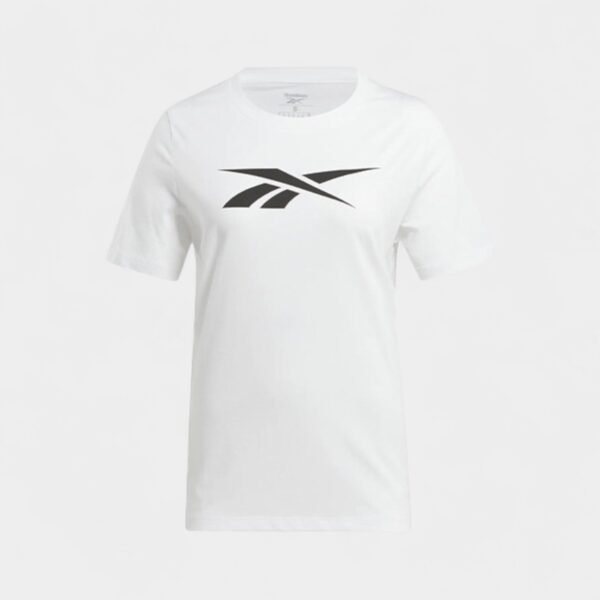 REE-CAMB01 Camiseta Deportiva Blanca Reebok con Logo Clásico para Mujer